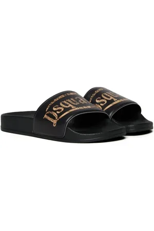 Dsquared2 Pantoletten mit Logo-Print