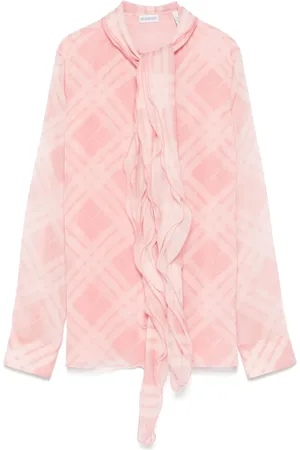 Burberry Bluse mit Check