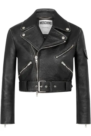 Moschino Bikerjacke aus Leder