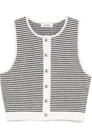 Sandro Gestreiftes Trägershirt