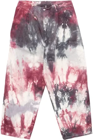 Stain Shade Hose mit Batikmuster