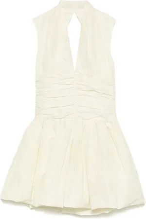 Patou Rückenfreies Bubble-Minikleid