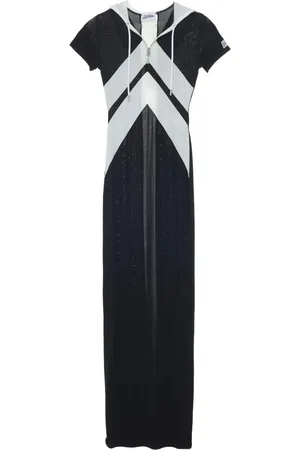 Jean Paul Gaultier Midikleid mit Zickzackmuster
