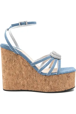 Mach & Mach Sandalen mit Herzapplikation 125mm