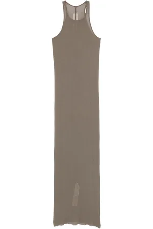 Rick Owens Geripptes Trägerkleid