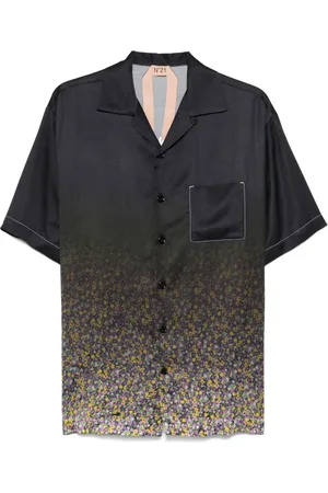 Nº21 Bluse mit Blumen-Print