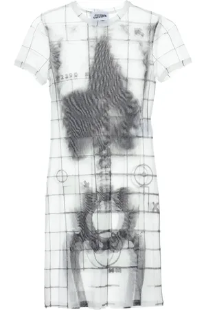 Jean Paul Gaultier Squeletor Minikleid