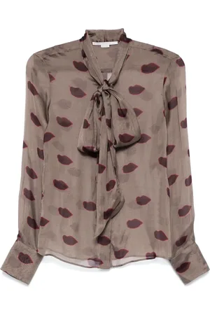 Stella McCartney Gemusterte Bluse