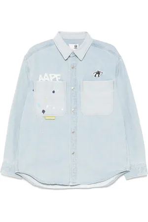 A Bathing Ape Hemd mit Logo