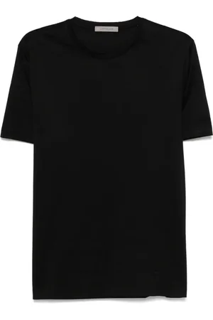 corneliani T-Shirt mit Logo-Stickerei