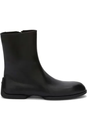 Jil Sander Knöchelhohe Lederstiefel