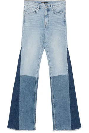 Maje Wide-Leg-Jeans mit Einsätzen