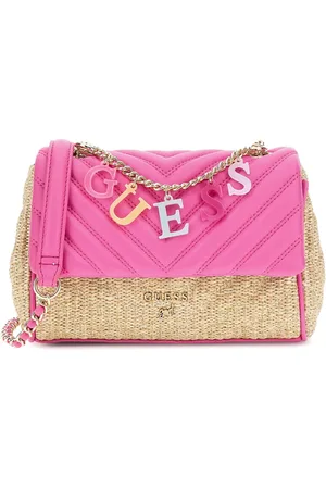 Guess Straw Flap Umhängetasche
