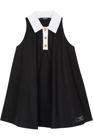 Balmain Zweifarbiges Kleid in A-Linie