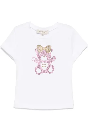 Twin-Set T-Shirt mit Kristallen