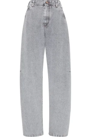 Brunello Cucinelli Jeans mit Perlenverzierung