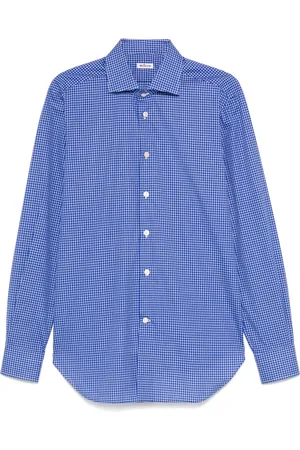 Kiton Hemd mit Karomuster