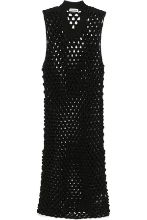 Jil Sander Gehäkeltes Midikleid