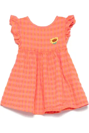 Bobo Choses Kleid mit Vichy-Karomuster