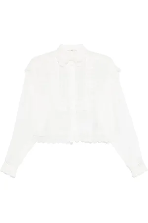 ERMANNO SCERVINO Top mit Spitzeneinsatz