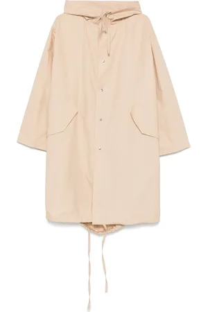 Jil Sander Mantel mit Logo-Print