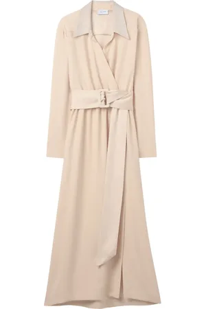 ST. JOHN Maxikleid in Wickeloptik
