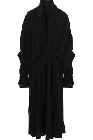 Balenciaga Seidenkleid mit lockerem Schnitt