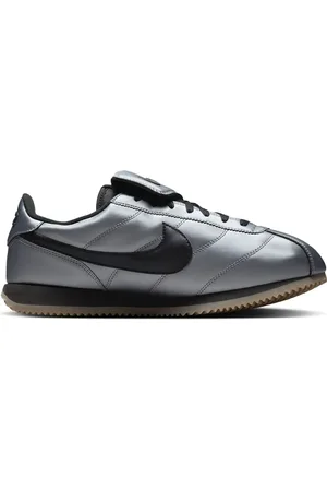 Nike Cortez "Tiempo Pack - Metallic Cool Grey/Gum Dark Brown/Black" Sneakers