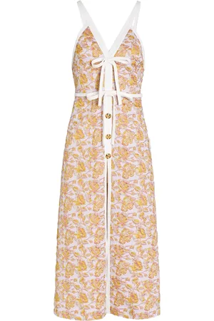 Giambattista Valli Midikleid aus Tüll mit Schleifenapplikation