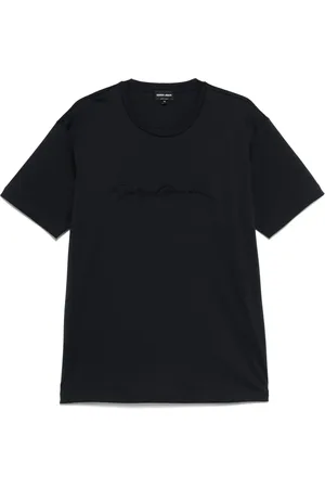 Giorgio Armani T-Shirt mit Logo-Stickerei