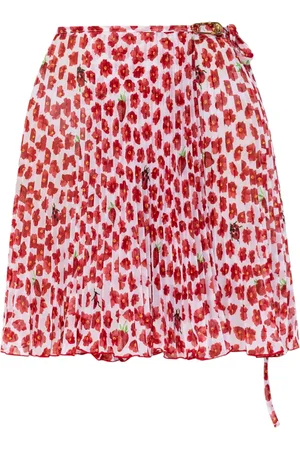 VERSACE Pareo mit Blumenmotiv