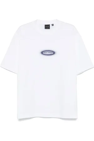 Daily paper T-Shirt mit gepunktetem Logo