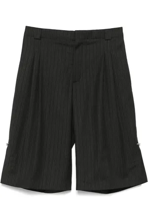 MUGLER Shorts mit Nadelstreifen