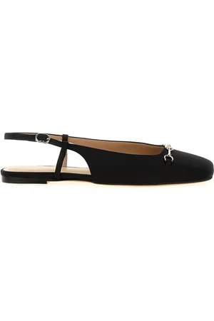 Twin-Set Slingback-Sandalen aus Satin
