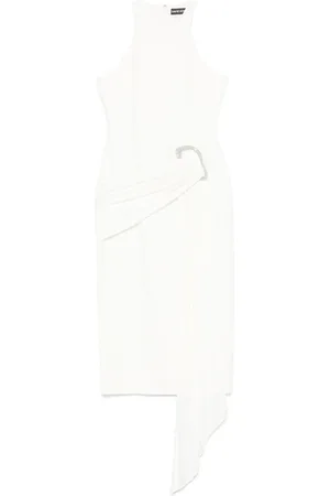DAVID KOMA Kristallverziertes Abendkleid
