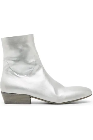 MARSÈLL Stiefeletten aus Metallic-Leder