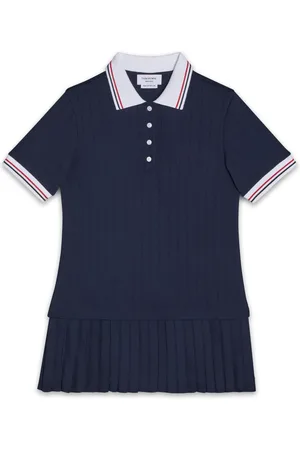 Thom Browne Poloshirtkleid mit Falten