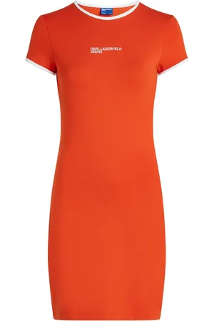Karl Lagerfeld Kleid mit Logo-Stickerei