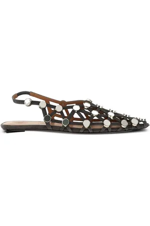 The Attico Grid Ballerinas