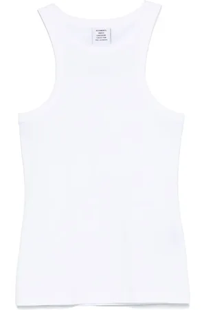 Vetements Tanktop mit Logo-Stickerei