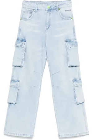 BARROW Cargo-Jeans mit Logo-Stickerei