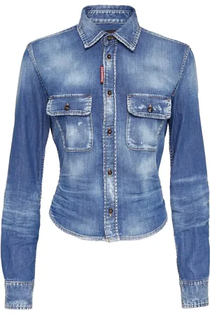 Dsquared2 Klassisches Jeanshemd