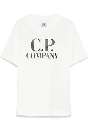C.P. Company T-Shirt mit Logo-Applikation