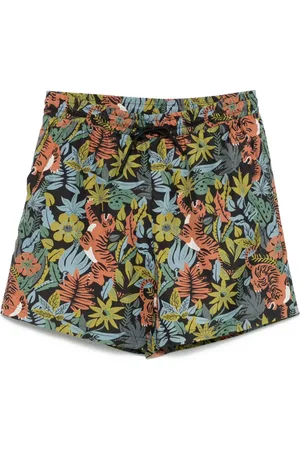 A.P.C. Badeshorts mit Dschungel-Print