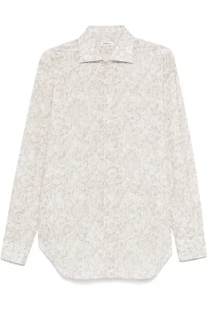 Kiton Hemd mit Paisleymuster