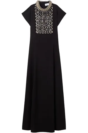 ST. JOHN Verziertes Abendkleid aus Seide