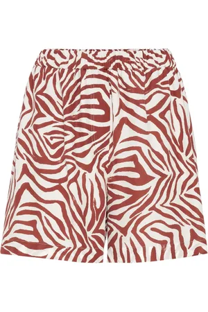 Brunello Cucinelli Popeline-Shorts mit Print