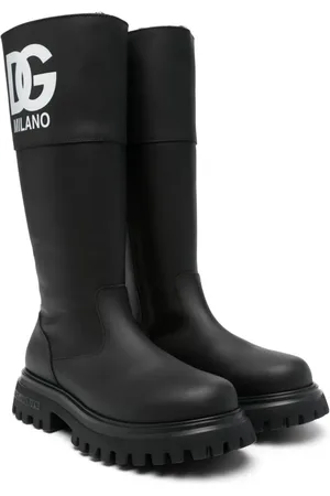 Dolce & Gabbana Stiefel mit Logo-Print