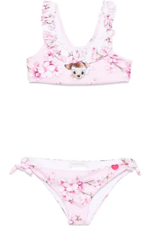 MONNALISA X Disney Bikini mit Bambi-Print