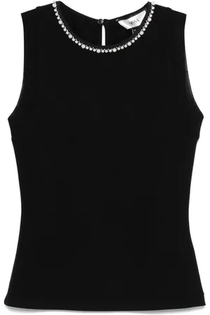NISSA Tanktop mit Kunstperlen